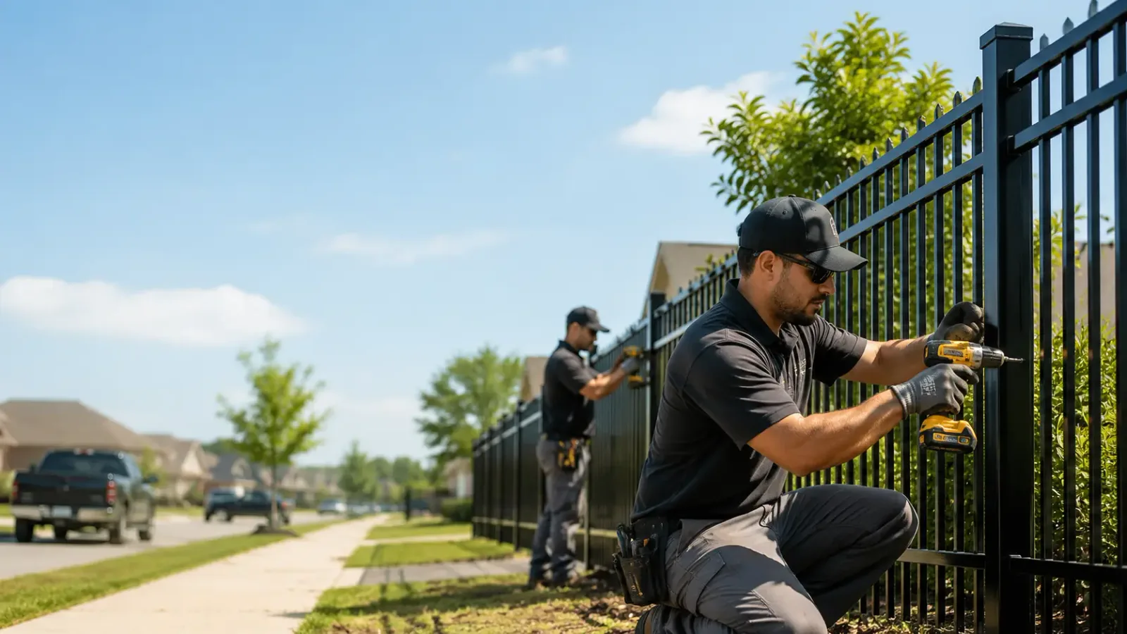 Metal Fence Installation in Oakville, IA